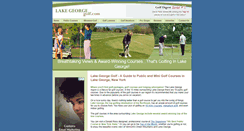 Desktop Screenshot of lakegeorgegolf.com